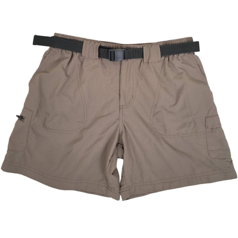 COLUMBIA Outdoor Active Shorts Multiple Pockets Removable Belt women's small